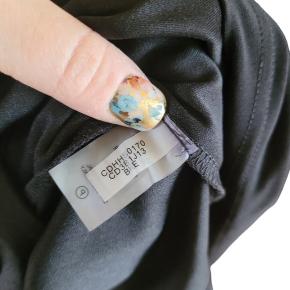 NWT Calvin Klein Black Sequin Cowl Neck Evening Dress - Picture 6 of 7